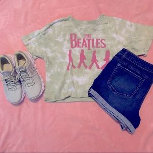 American Eagle Tie Dye Cropped Tee!
